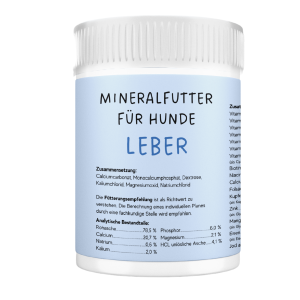 Mineralfutter für Hunde "+ Methionin" (ehemals "Leber")