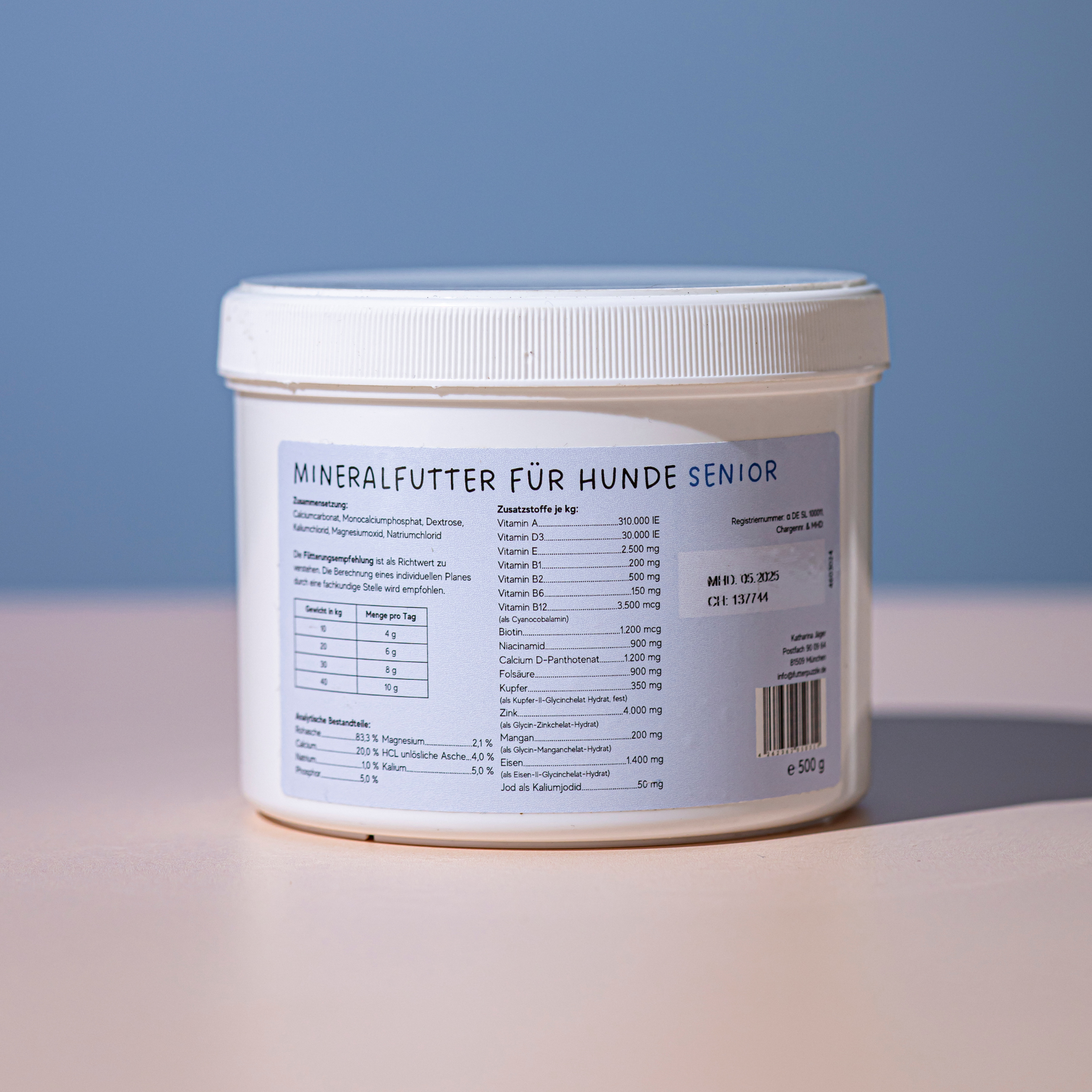 Mineralfutter für Hunde "Senior"